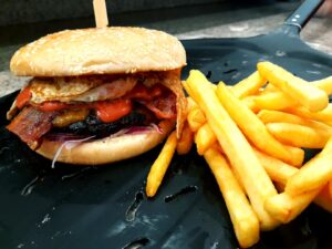 Prémium Breakfastburger Menü